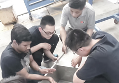 葛世为印度厨具厂提供完美解决方案